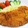 ☆★あんず姫★☆'s cooksnap of when they made フライパンで簡単！我が家のとんかつ♪.
