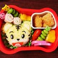 まりゆ☆'s cooksnap of when they made 園児キャラ弁 しまじろう.
