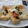 lunatomo's cooksnap of when they made とろける！めんたいこチーズトースト☆.