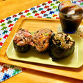 komutatata's cooksnap of when they made ❁鮭フレと青葱と胡椒のおむすび❁.