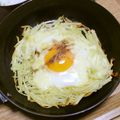 ＊実月＊'s cooksnap of when they made 簡単節約☆じゃがいもチーズの巣ごもり卵.
