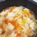 りぃママ⭐'s cooksnap of when they made 鶏団子スープ★簡単.