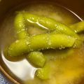 あこt's cooksnap of when they made 枝豆のみそ汁.