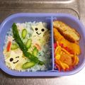 クックR126AP☆'s cooksnap of when they made キャラ弁☆七夕笹飾り・お星様.