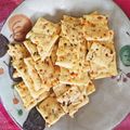 ラブまいっちゃん's cooksnap of when they made 胡麻と夏野菜たっぷりカラフルクラッカー♪.