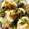 かにゃにゃmama's cooksnap of when they made おひとりさまの胡瓜の酢の物でリメイク寿司.