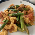 JANG♡'s cooksnap of when they made アスパラとトマトのふんわりオイマヨ卵炒め.