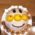 はるぽん。。's cooksnap of when they made アンパンマン♡誕生日ケーキ.
