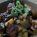 ＊のりちゃん＊'s cooksnap of when they made 茄子と豚肉の煮物.