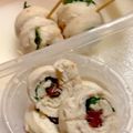 きおら+-22's cooksnap of when they made レンジで３分☆　鶏ささみの梅大葉ロール❀.