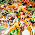 ゆうきちまる's cooksnap of when they made 簡単！豚肉と小松菜のしょうが焼き風炒め.