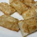 れっどふーちゃんち's cooksnap of when they made ☆餃子の皮で♪蒸し大豆チーズスティック☆.
