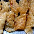 ひま☆まま's cooksnap of when they made リメイク！残り餃子の甘辛煮.
