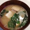 ☆チーチビ☆'s cooksnap of when they made 厚揚げとモロヘイヤのお味噌汁♪栄養満点♡.