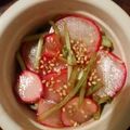 inLondon's cooksnap of when they made 作りおきに♪ラディッシュの塩レモン浅漬け.
