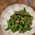 GoGo島みかん's cooksnap of when they made ちびっ子大好き！いんげんのゴマくるみ和え.