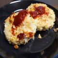 しらたまこむぎ's cooksnap of when they made 鶏としめじのメンチカツ♪.