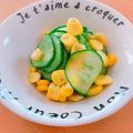 ☆３匹の子ぶた☆'s cooksnap of when they made きゅうりとコーンのナムル♪止まらない味！.