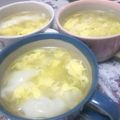 まゆみきママ's cooksnap of when they made (σ・∀・)σ 「かき玉スープ餃子」.