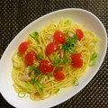 ジョングレ's cooksnap of when they made さっぱりトマトと大葉の冷製パスタ.