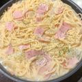 しゅい6's cooksnap of when they made ハムと豆乳でお気軽カルボナーラ.