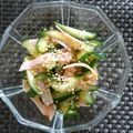 ジョングレ's cooksnap of when they made 簡単！キュウリとハムのおかかポン酢あえ.