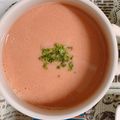 虎徹のママ's cooksnap of when they made トマトジュースと豆乳の簡単冷製スープ.