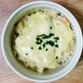 ☆ひなたmama☆'s cooksnap of when they made 味噌汁リメイク→簡単リゾット 離乳食にも.