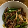ころぽんたん's cooksnap of when they made 牛肉といんげんのオイスターソース炒め.