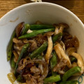 ころぽんたん's cooksnap of when they made 牛肉といんげんのオイスターソース炒め.