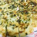 あかひな☆'s cooksnap of when they made パリパリもちもち♪ニラとチーズのチヂミ♡.