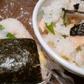 あきつま（杏花☆）'s cooksnap of when they made 絹さやとサーモンの混ぜご飯.