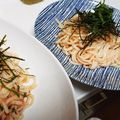 すてら605's cooksnap of when they made 居酒屋〆の一皿◎美味◎冷やし明太子うどん.