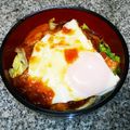 まんまるタマゴ君's cooksnap of when they made 愛媛・今治　焼き豚たまご飯風丼.