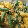 ★ふ～ちゃん★'s cooksnap of when they made いんげんとじゃがいものごまあえ.