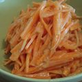 shigemii's cooksnap of when they made ノンオイル☆胡麻みそ風味の人参サラダ.