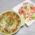 ジョングレ's cooksnap of when they made きゅうりとトマトと卵のサラダ.