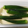 クック19HV21☆'s cooksnap of when they made 娘が大好きなオクラの白ダシ浸し♫.
