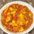 ⭐ちぇり⭐'s cooksnap of when they made ケチャップとラー油で「鶏チリ・卵炒め」♪.