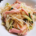 ちぃあさん's cooksnap of when they made 魚肉ソーセージともやしときゅうりのナムル.