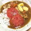 フジぽん's cooksnap of when they made 最強カレー！トッピングはトマト☆.