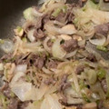 area_dc's cooksnap of when they made 青梗菜と牛肉のオイスターソース炒め.