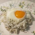 大魔女's cooksnap of when they made 釜揚げしらすのガーリック炒め☆温玉添え☆.