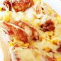 た。そ。's cooksnap of when they made 食パンアレンジ☆唐揚げトースト.