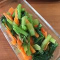 食いしん坊uka's cooksnap of when they made 小松菜とにんじんのナムル.