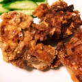 かんなラブ's cooksnap of when they made ☆揚げない☆豚コマ肉の唐揚げ風.