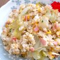 ふぅさん。's cooksnap of when they made ⌘レタス炒飯⌘.