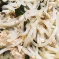MOKUROU's cooksnap of when they made 超簡単！レンジ3分で完成♪無限もやし.