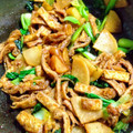 ビルメンズ's cooksnap of when they made 大根＆大根葉＆油揚げ＆青梗菜の甘辛炒め◎.