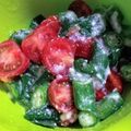 ビルメンズ's cooksnap of when they made オクラと長芋のサラダ.